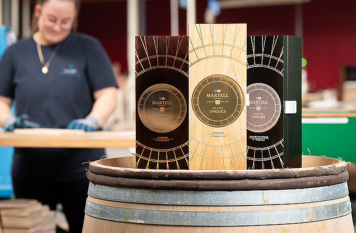 Coffrets en chêne Martell By The Cask